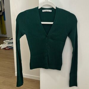 Abercrombie Glossy Slim Cardigan